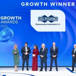 Νοέμβριος – Η UNI-PHARMA Growth Winner στα Βραβεία Growth Awards 2023